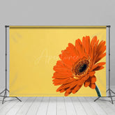 Aperturee - Aperturee Fresh Warm Color Daisy Flower Mothers Day Backdrop